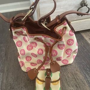 Dooney and Bourke draw string hand bag